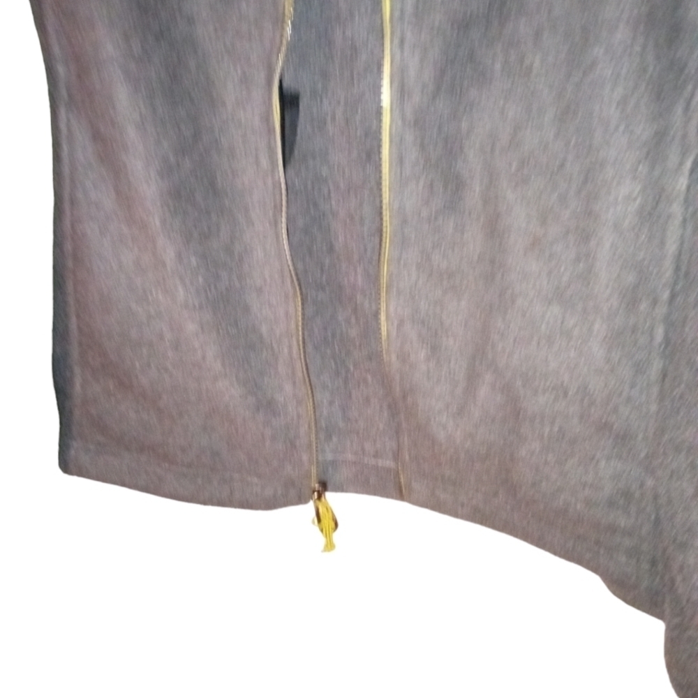 Unisex Fleece Jacket Bass Zip Lightweight Outdoor Aesthetic Color- Blocked L - Picture 9 of 12